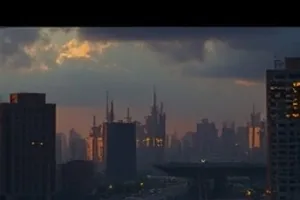 《玻璃温室》玻璃顶棚透光场景